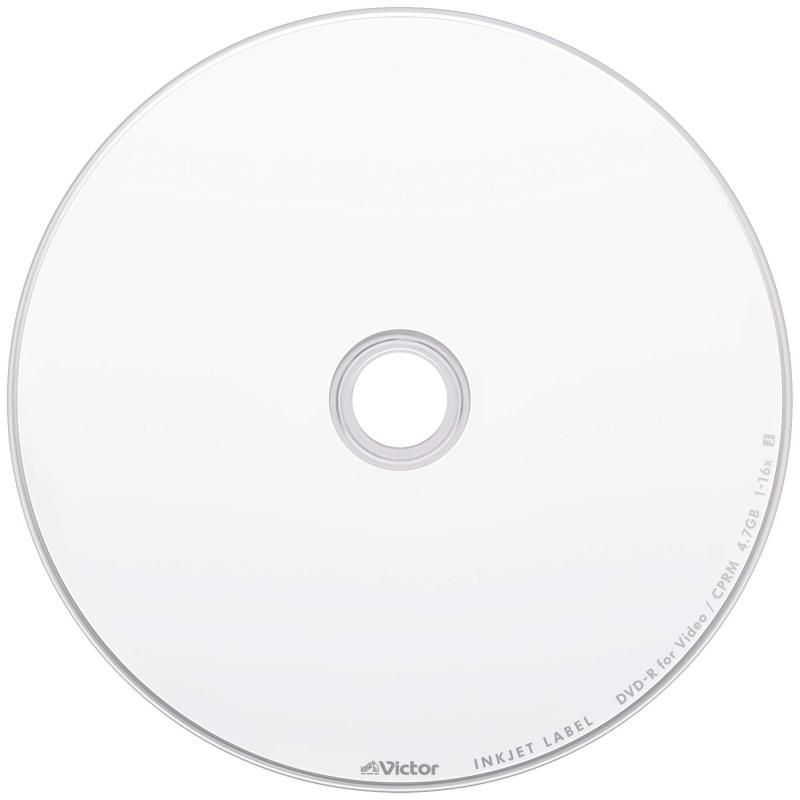 ビクター Victor 1回録画用 DVD-R CPRM 120分 10枚 ホワイトプリンタブル 片面1層 1-16倍速 VHR12JP10SJ1