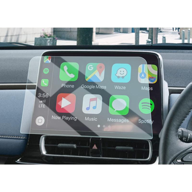 Rakuten - HUAHAO トヨタ アクア MX系専用 ナビ 保護フィルム 【2021.7~2025.8】 アクア 10.5インチ ガラスフィルム カーナビ フィルム 9H 汚れ・キズ防止 アンチグレア 貼付簡単 自己吸着タイプ アクア アク