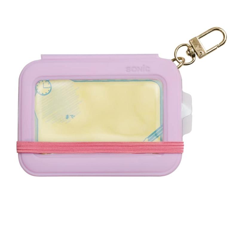 ソニック 付箋 まずコレふせん 携帯ケース付 バイオレット GS-6063-V