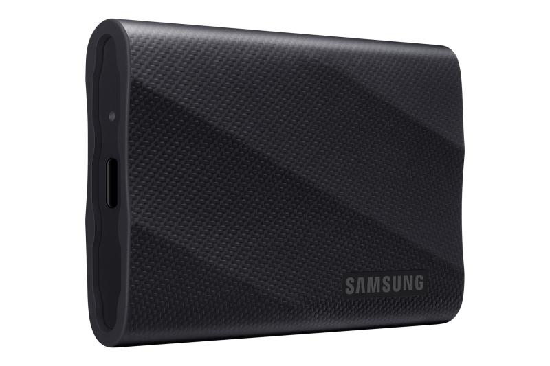 Samsung T9 ポータブル SSD 2TB USB 3.2 Gen 2x2 外付けソリッドステートドライブ 連続読み取り速度 最大2,000MB/秒 ゲーム 学生 プロ向け MU-PG2T0B/AM ブラック