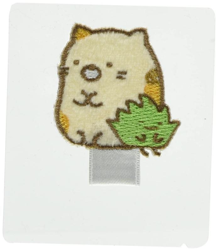 樂天商城 - いろはism すみっコぐらし 名札 用 ワッペン ねこ ざっそう 幅3.4cm×高さ4.2cm SU320-SU11