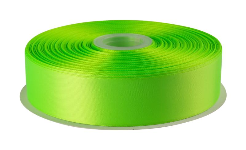 Rakuten - 【TEKDEERE】両面サテンリボン 幅38mm 長さ91M 髪飾りのDIY 装飾素材 花束 ギフト ラッピング -キーライム