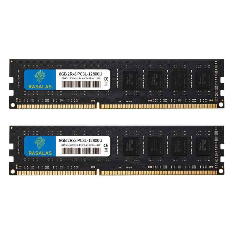 16GB DDR3-1600 PC3-12800U 8GBx2枚 PC3L-12800 UDIMM デスクトップPC用メモリ 240...