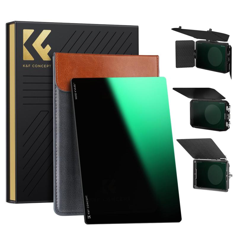 Rakuten - K&F CONCEPT ND64 4"x5.65" 角型フィルター NDフィルター 減光量調整 Tiltaに対応 マットボックス SmallRigマットボックスに対応 28層コーティング 防水撥油キズ防止 （NANO-Xシリー