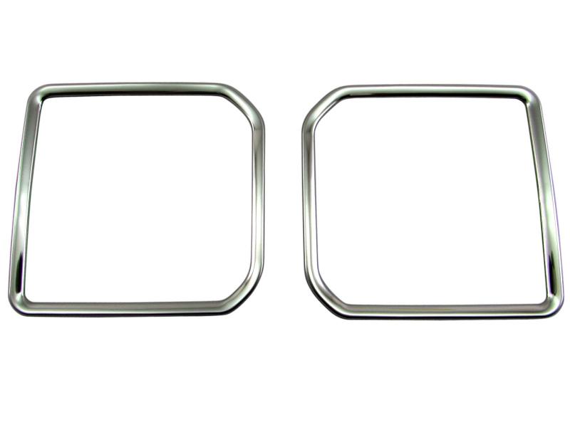 BRIGHTZ タントカスタム LA650S LA660S 超鏡面ステンレスメッキフロントドアスピーカーリング 2PC 【 SPEAKER－049 】 LA650 LA660 A650 A660 650 660 タント カスタム(2.0)