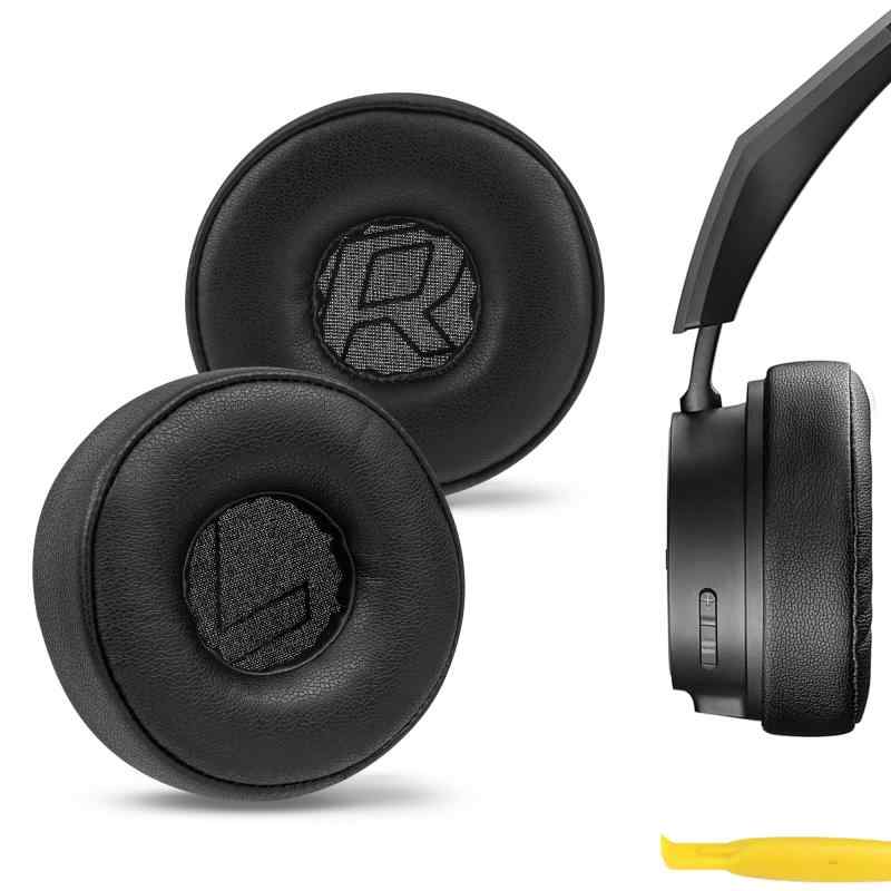 Geekria イヤーパッド互換性 パッド プラントロニクス Plantronic BackBeat FIT500/ FIT 505 ヘッドホンに対応 パッド イヤー/イヤーカップ (プロテインレザー/黒)
