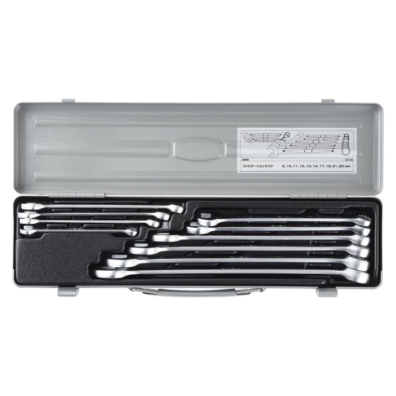 Rakuten - トネ(TONE) コンビネーションスパナセット CS100 シルバー 内容10点