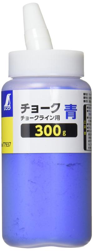 樂天商城 - シンワ測定(Shinwa Sokutei) チョーク チョークライン用 粉チョーク 青 300g 77937