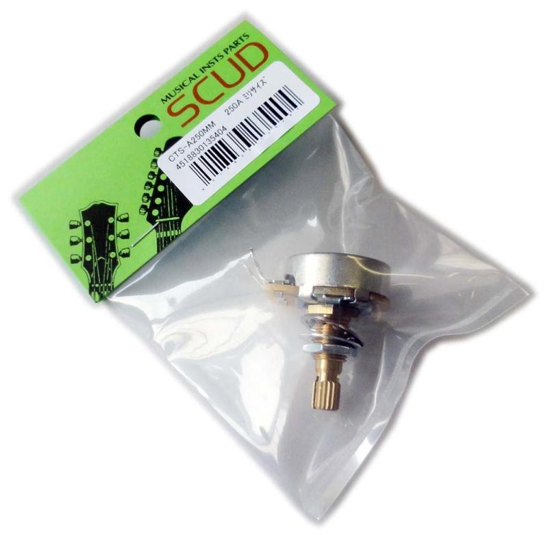 SCUD CTS製ポット ミリサイズ互換品 250KΩ/Aカーブ CTS-A250MM