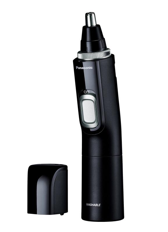 パナソニック 鼻毛カッター エチケットカッター メンズ 眉毛 ヒゲ 水洗い ER-GN70-Kトルク約1.2倍1のモーター搭載で、太くて硬い毛もパワフルにカット「デュアルエッジ刃」で広範囲の毛を効率的にカット水洗いできるスマート洗浄肌にやさしい設計【電源方式】乾電池【電源・電圧】DC3.0V(単4形アルカリ乾電池2または、単4形充電式ニッケル水素電池2×2本)【本体質量】約110g(乾電池含まず、キャップ含む)【付属品】掃除用ブラシ1 モーター単体の最大トルク 当社従来品ER-GN50比較(当社調べ、当社独自基準に基づく)。