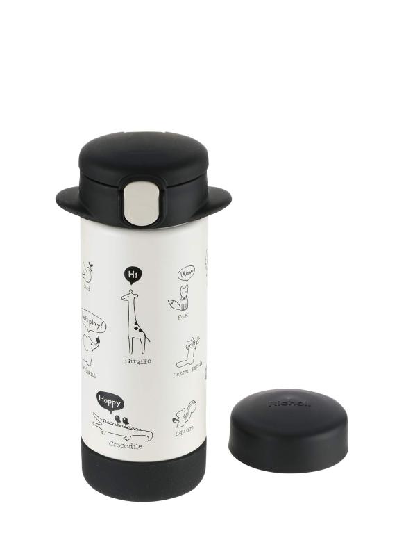 リッチェル 2WAYステンレススリムマグ 240 ブラック 1個 240ml 7カ月