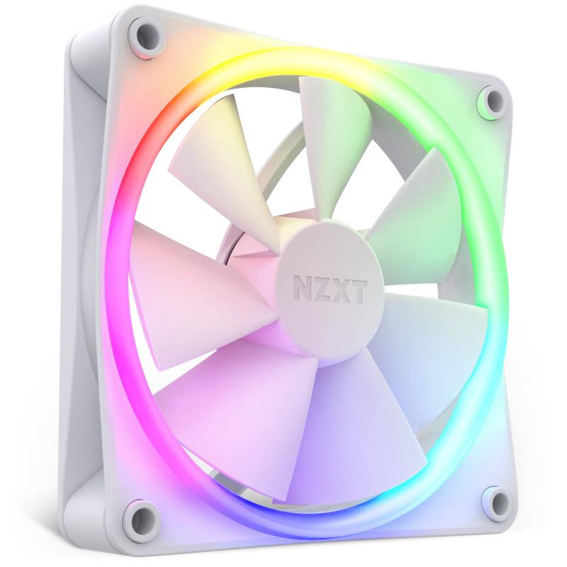 Cases - NZXT F120RGB 120mm RGB対応ホワイト PCケースファン RF-R12SF-W1 FN1762
