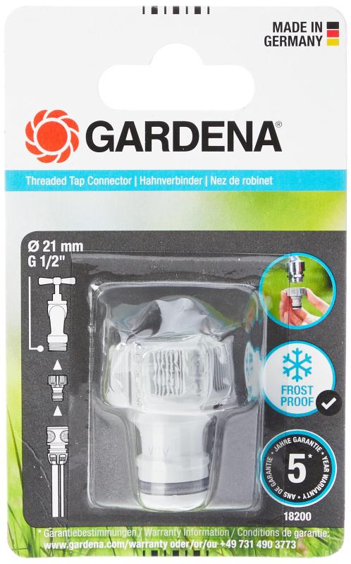 樂天商城 - GARDENA(ガルデナ) 水栓コネクター 21 mm(G 1/2)18200-20