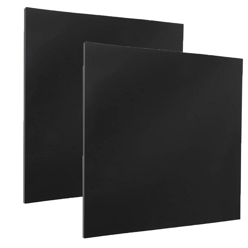 DARENYI アクリル板 黒 2枚 アクリルボード 300mm x 300mm 厚さ2.5mm 保護フィルム付き 絵画、DIY装飾、教育などに適しています【商品仕様】黒いアクリル板入り数: 2枚セット；【サイズ】：長さ300mm×幅300mm; 【板厚】: 2.5mm；カラー：黒い；【高品質素材】耐薬品性、難燃性、電気絶縁性に優れた素材です。穴あけ、切断など機械加工性にも優れています。シンプルなツールで、ご自宅で自分のフレームサイズやパターン形状をDIYできます。【両面保護フィルム付き】：　傷を防ぐために、両面に保護フィルムが付いています。ご使用前に保護フィルムをはがしてください。【用途】標示板、照明器具、ディスプレイ、ショーケース、広告板、レンズ、風防、カーポート、各種DIY用途、仕切り版等の用途に利用できます。【特徴】重量はガラスの半分程度と軽量ながら、ガラスの10倍以上の強さがあります。もし破損してもガラスのように破片が飛び散らず、DIYに最適な取り扱いやすさです。