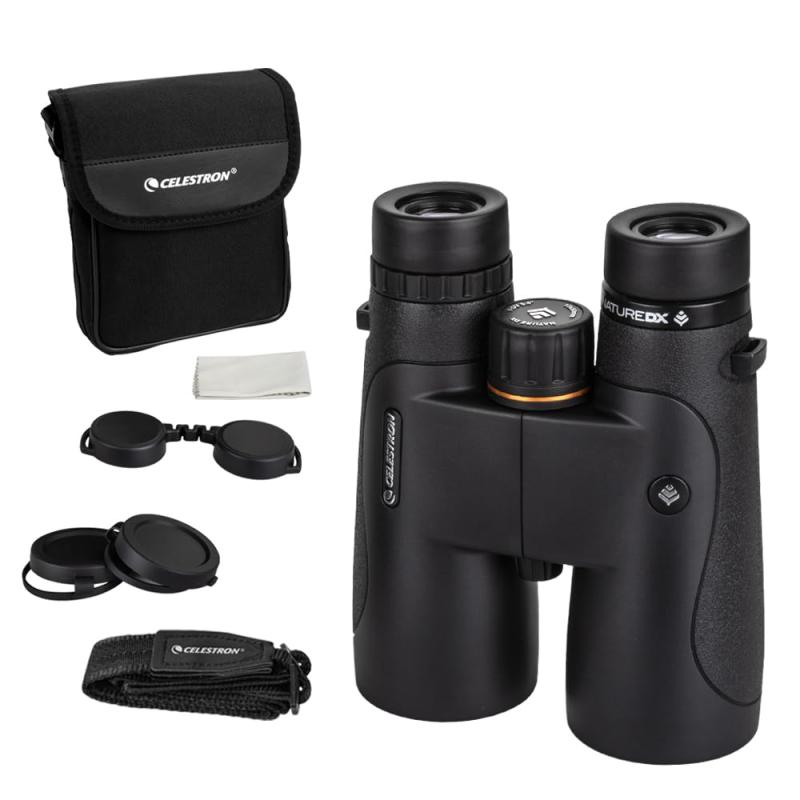 Celestron セレストロン 双眼鏡 Nature DX 10x50 Black (ネイチャー ディーエックス) 10倍 50口径 大口径 高輝度 防水 BaK4プリズム 天体観測 ライブ コンサート ブラック 72325