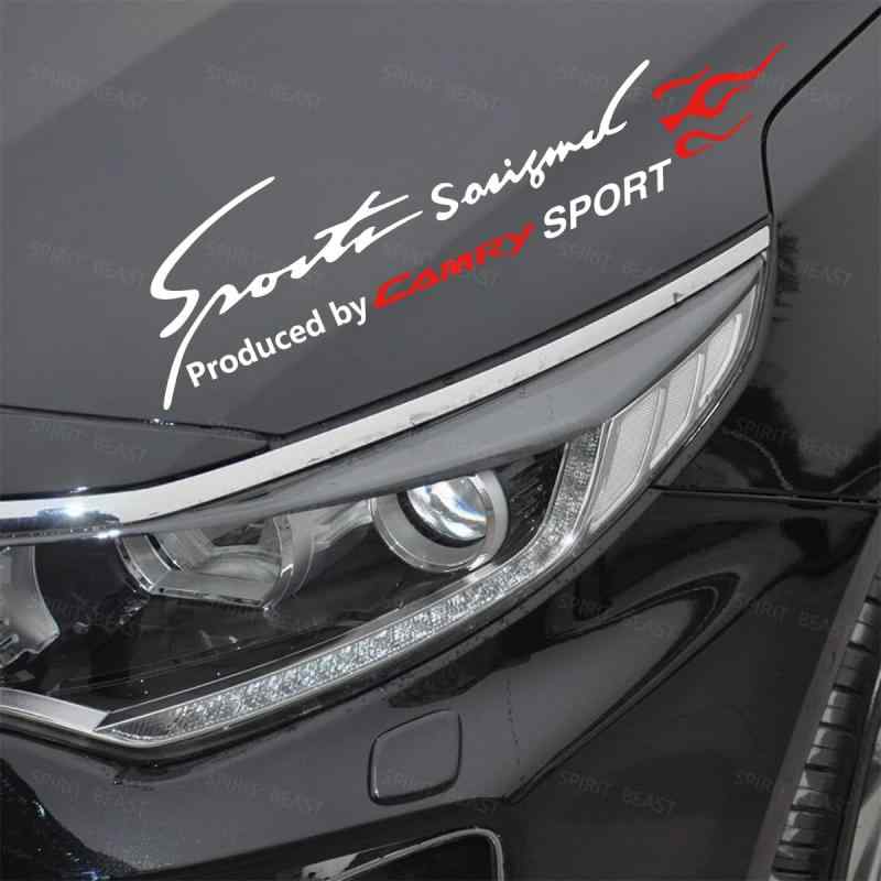 樂天商城 - カムリ 車 ステッカー カムリ 70系 75系 などに適用 ボンネット フロントガラス サイド バンパーステッカー カーステッカー アクセサリー デカール おしゃれ 飾り キズ隠し 防水 (CAMRY, ぎんは
