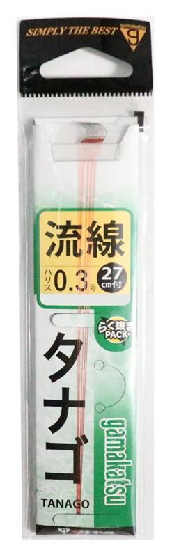 Rakuten - がまかつ(Gamakatsu) 糸付 タナゴ鈎 流線(茶) 0.3. 11019-0-0.3-07