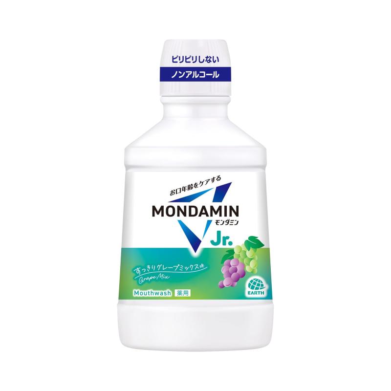 モンダミン jr. グレープミックス味 600mL マウスウォッシュ 子供 ノンアルコール ジュニア 洗口液 口臭ケア 医薬部外品