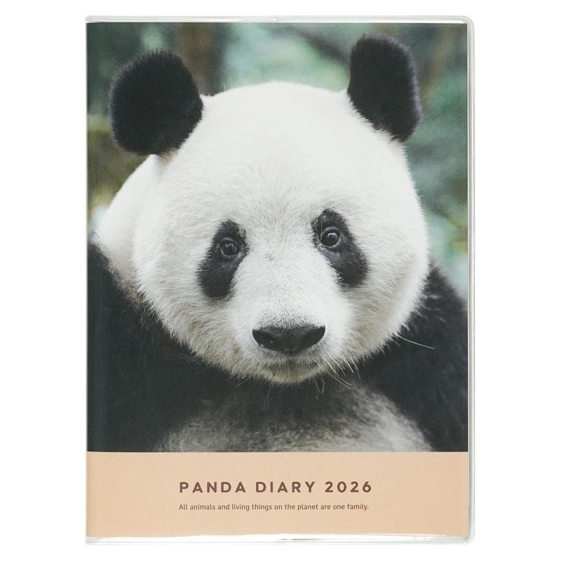 グリーティングライフ シャンシャン 手帳 2026年 A6 マンスリー ソフトカバー フェイス CD-1394-PA (20..