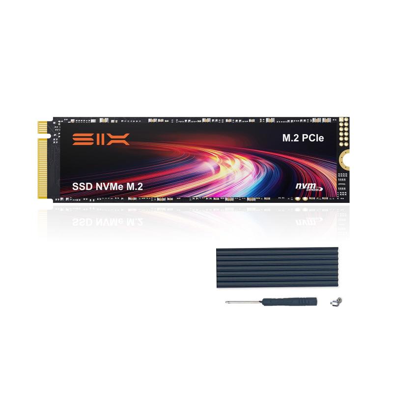 SIX X4000 1TB M.2 SSD PCIe Gen3x4 NVMe 内蔵SSD - 最大読み取り速度3400MB/s、最...