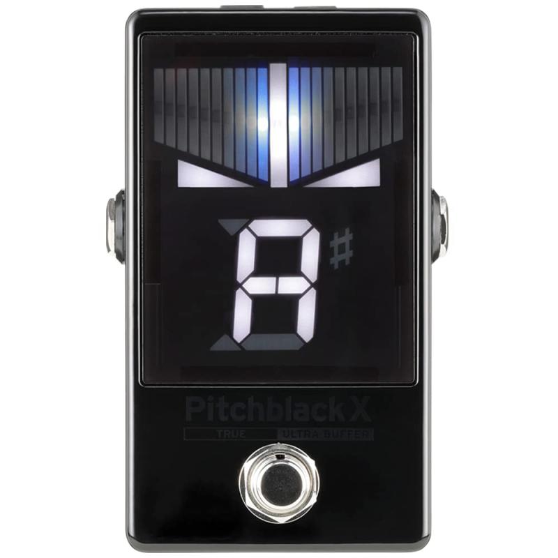 Rakuten - KORG(コルグ) ギター/ベース用 ペダルチューナー Pitchblack X ±0.1セントの高精度 ULTRA BUFFER トゥルーバイパス DCアウト搭載 ストロボチューニング PITCHBLACK PB-X