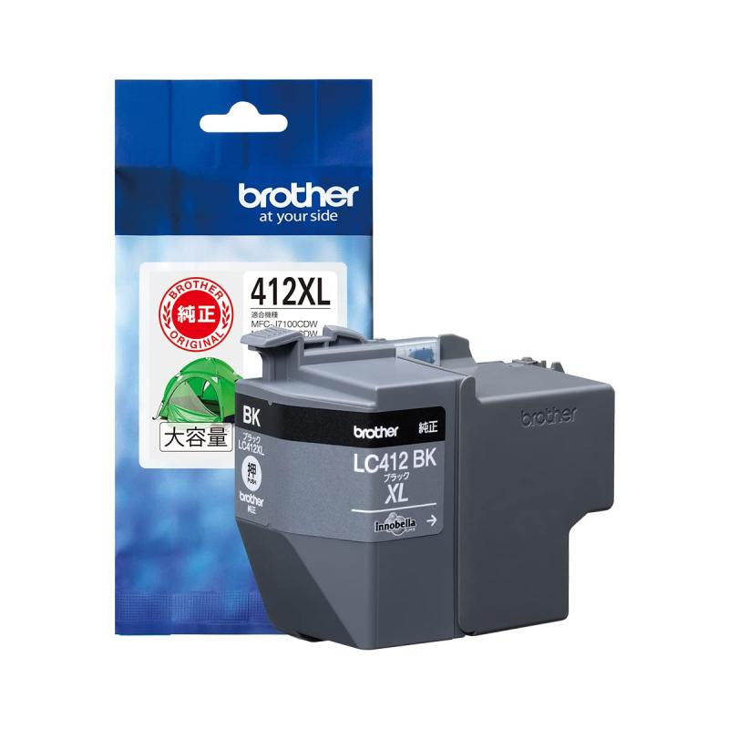 �ڥ֥饶�������� �֥饶������(Brother Industries) ���󥯥����ȥ�å��֥�å�(������)LC412XLBK�б�����:MFC-J7300CDW...