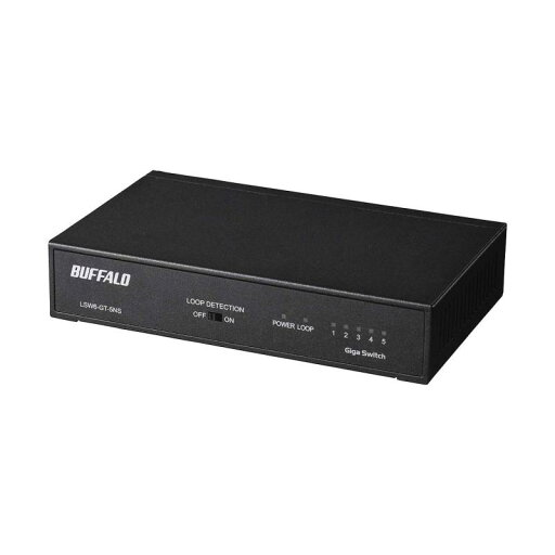 バッファロー BUFFALO Giga対応 金属筐体 電源内蔵 5ポート LSW6-GT-5NS/BK ブラック スイッチングハブ マグネット 壁掛け設置対応 バッファロー BUFFALO Giga対応 金属筐体 電源内蔵 5ポート LSW6-GT-5NS/BK ブラック スイッチングハブ マグネット 壁掛け設置対応