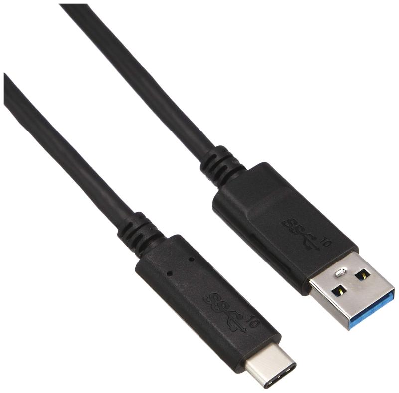 Hewlett Packard - エレコム USBケーブル Type C (USB A to USB C) 1.0m USB3.1認証品 3A出力 最大10Gbps ブラック USB3-AC10NBK