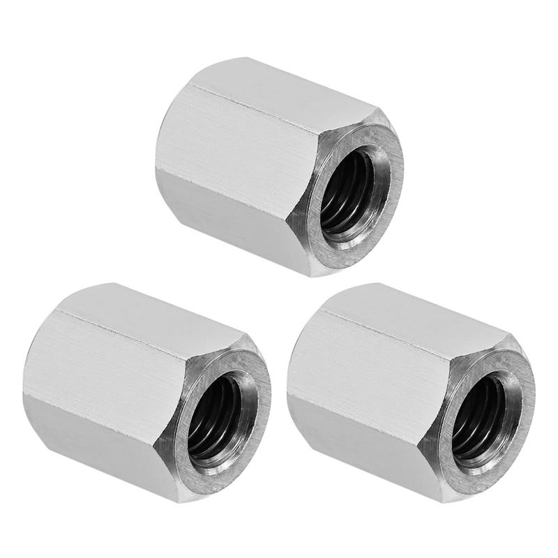PATIKIL 3/8"-16 UNC 高ナット 六角カップリング 3個 25mm 長さ全ねじロッドコース結合ナットスタッディングコネクタファスナー シルバートーン仕様: 素材: 304ステンレス鋼; スレッドサイズ: 3/8"-16 UNC.5 フィメールスレッド; スレッドタイプ: UNC標準; 全体サイズ: 25 x 16mm/ 0.98 x 0.63"（長さ x 六角幅); パッケージリスト: 3個 x 六角カップリングナットメンテナンス、建設、または修理作業において、これらの高ナットは優れた適用性と信頼性を提供し、機械、建設現場、自動車、工場、家庭のDIYプロジェクトなどの重要なアクセサリーとして機能し、安全で信頼性の高い接続を確保します。通信、電子機器、鉄道、計器、機械製造などの産業で広く利用されています。利点: 304ステンレス鋼製で、六角カップリングナットはわずかに磁性があり、高硬度、高温可塑性、低磁気透磁率を持ち、長期使用に耐える耐久性があります。化学物質、海洋などの領域で優れた耐腐食性と防錆性を持ち、屋内外、湿気の多い環境でも作動します。完全なスレッド内部、六角形外部設計、正確なスレッド設計の組み合わせは、締結能力を向上させ、オブジェクトとの最適な接触を確保し、安全で信頼性の高い接続の保持力を大幅に向上させます。六角形外部設計を持つこれらの結合ナットは取り付けが簡単で、レンチを使用してしっかりと締め付けることができ、ファスナーや継手の2つの部分を効果的に結合します。注意: 購入前にサイズをご確認ください。