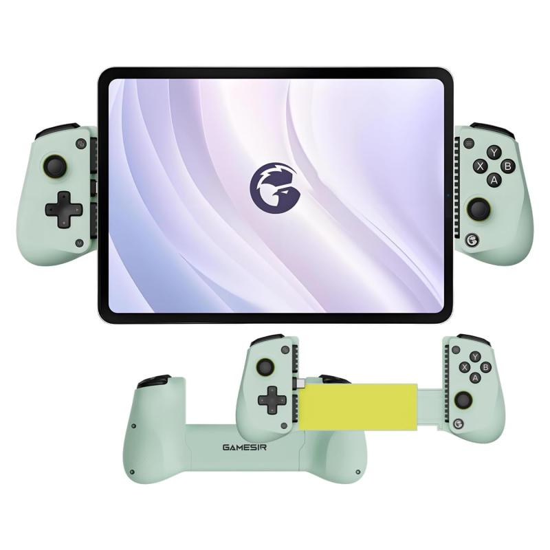 GameSir X5 Lite Type-C モバイルゲーミングコントローラー、iPhone (USB-C)、Android &amp; HarmonyOS Phone用、軽量デザイン、ホール効果スティック、ラジエーター &amp; パススルー充電対応