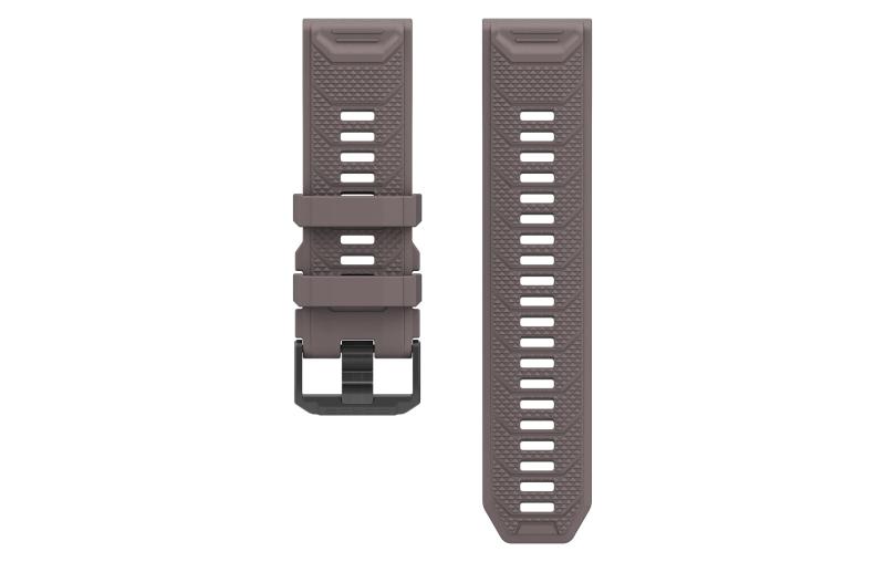  カロス VERTIX 2/2S シリコンバンド 柔軟 超軽量 抗菌 オブシディアン 26mm