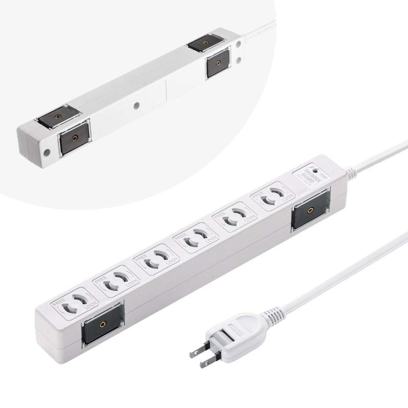 サンワサプライ(Sanwa Supply) 雷ガードタップ(2P・6個口・3m) TAP-SPWMG26-3