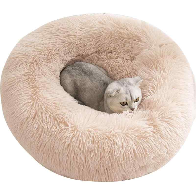 AYO ペットベッド ペットクッション ペットソファ 犬ベッド 猫ベッド 猫用 子犬 小型犬用ベッド 小動物用 ペット用品 ぐっすり眠る 耐噛み 丸型 ラウンド型 ドーナツ 柔か ふわもこ もふもふ root-house-10192858 RoothouseStore パッケージ画像
