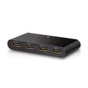 エレコム HDMI 切替器 3入力 1出力 【PS4 PS3 Xbox360 Nintendo Switch ニンテンドークラシックミニ動作確認済】 HDMIケーブル付属(1本) ブラック GM-DHSW31BK