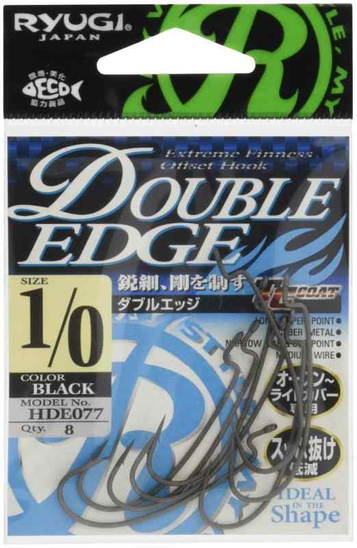 Rakuten - RYUGI(リューギ) ダブルエッジ HDE077 フック #1/0 釣り針