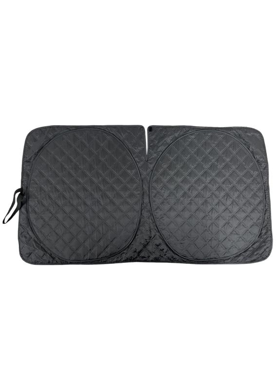 Rakuten - メルテック(meltec) サンシェード 車用コンパクトキルトシェード Mサイズ (約130x70cm) 遮光率:約99% 断熱 遮熱 UVカット CPK-02