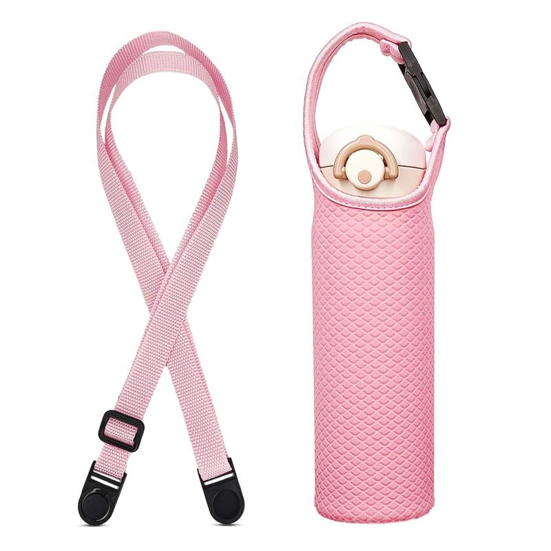 Futakuchi 水筒カバー 2way 断熱 保冷 350ml 500ml 600ml 魔法瓶用 ペットボトルカバー ペットボトルホルダー 手提げ 斜めかけ ショルダー ストラップ 水筒 保温 ケース 800ml ペットボトル ほるだー ボ root-house-10205771 RoothouseStore パッケージ画像