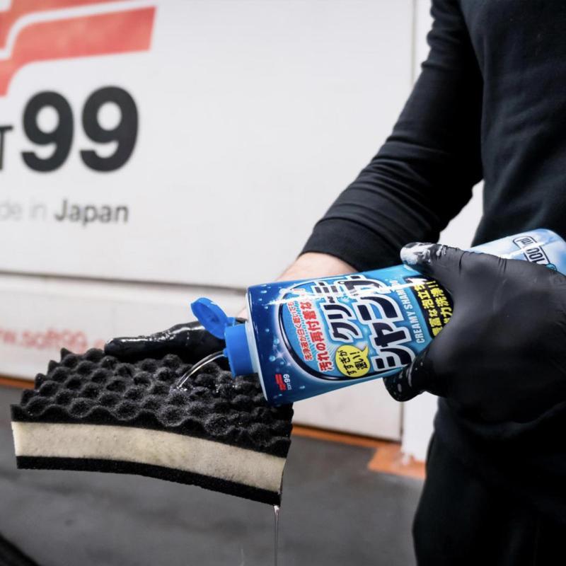 ソフト99(SOFT99) カーシャンプー すすぎが速い クリーミーシャンプー 1000ml 自動車ボディ、タイヤ、その他の外装の洗浄用 04280