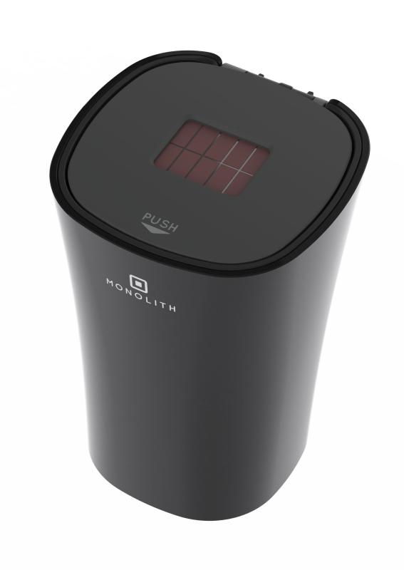 ペルシード(Pellucid) 車内用品 灰皿 シンプルソーラーアッシュトレイ ドリンクホルダー型 ブラック LE..