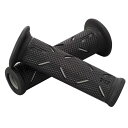 デイトナ(Daytona) PROGRIP(プログリップ) バイク用 グリップ ハンドル径φ22.2用 122mm 耐振ゲル エンド貫通 717タイプ グレー 98041