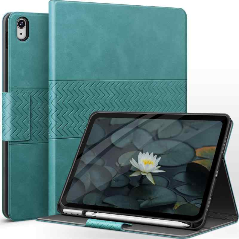auaua iPad (A16) 第11世代 11 インチ 2025 ケース iPad 第10世代 10.9インチ ケース ペン収納2022 専用 PUレザー 手…