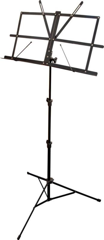 KC キョーリツ 譜面台 軽量スチール製 折りたたみ式 MS-200J/BK ブラック x 20本セット (ソフトケース付属)