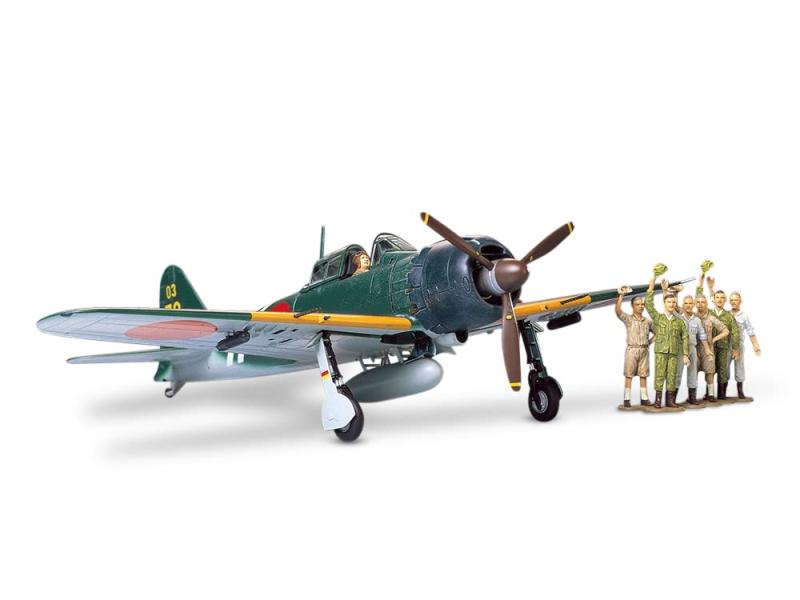 樂天商城 - タミヤ(TAMIYA) 1/48 傑作機シリーズ No.27 日本海軍 零式艦上戦闘機 52丙型 A6M5c プラモデル 61027