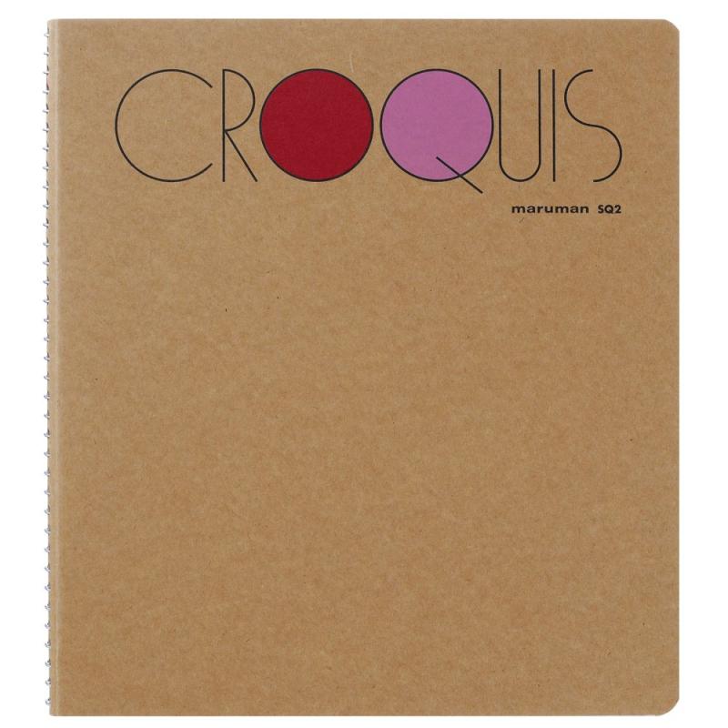 Sketchbook - マルマン スケッチブック クロッキー クリームコットン紙 176×155mm SQ2 6冊セット