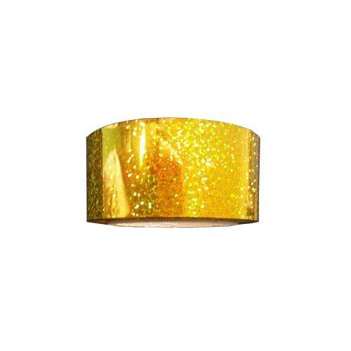 樂天商城 - プレイアベニュー ホログラムメッキテープ 幅5cm×100m巻 ゴールド 4949028220013