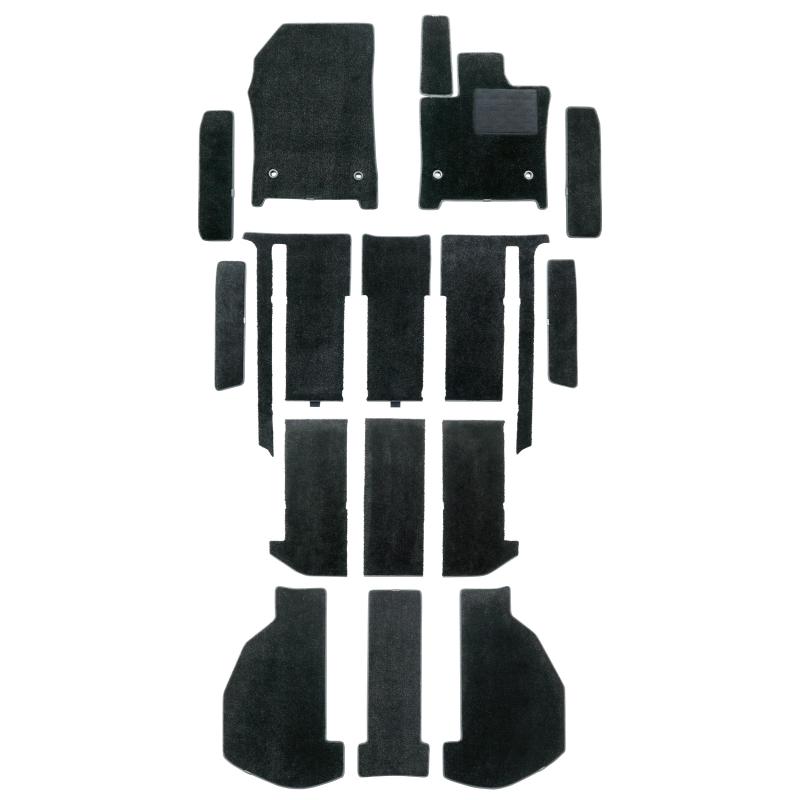 アルファード/ヴェルファイア/HV/PHEV 40系 フロアマット 1台セット(ブラック)【99AZC1660X101K】