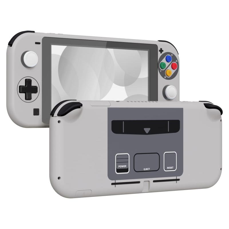 eXtremeRate switch liteに対応用パターン柄互換するケースシェル、任天堂switchライトコントローラー修理キットハウジング/スクリーンフィルム付き、switchライトに対応用カスタムケースカバー【
