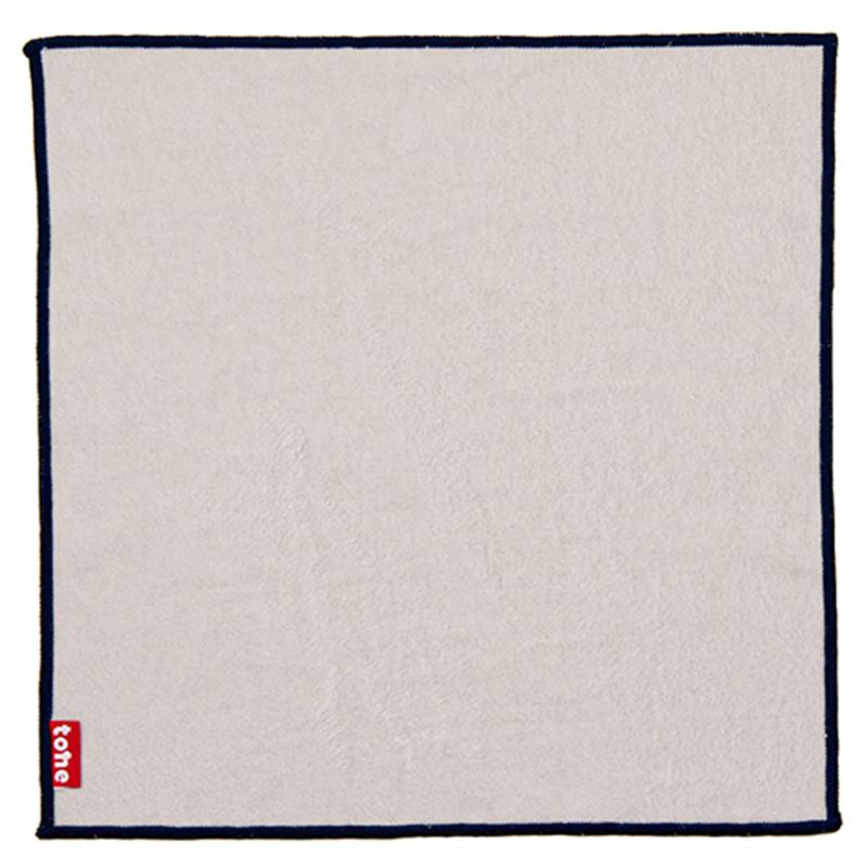 樂天商城 - トーン tone くっつクロス フリー S JD-17 グレー×ネイビー 30×30cm
