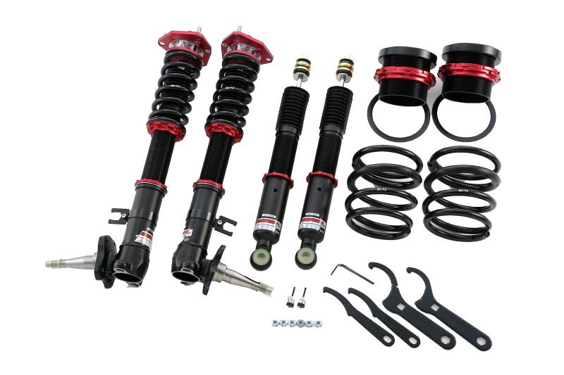 BLITZ(ブリッツ) 車高調 レンチ付 カローラレビン/スプリンタートレノ AE86スピンドル付き ダンパー サスペンション フロント リア 4本セット 全長調整式 減衰力32段調整 DAMPER ZZ-R 92778