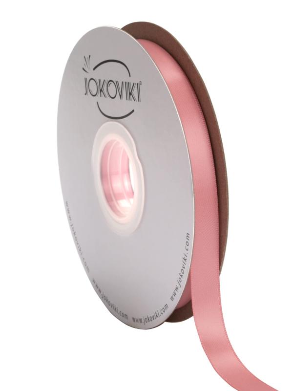 Rakuten - 【JOKOVIKI】ダスティローズサテンリボン 13mm幅 ダブルフェイス クオリティサテン - ギフトラッピング、ウェディング、招待状、クラフト、アパレル、ヘッドバンド用 - 45メートル/巻き